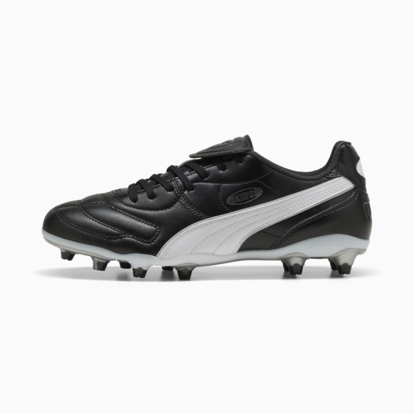 KING LIGA FG/AG Football Boots Unisex, PUMA Black-PUMA White-PUMA Silver, large-ZAF