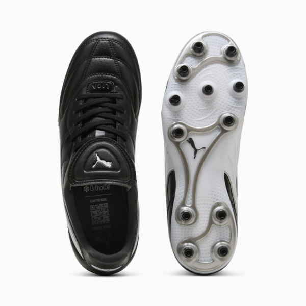 KING LIGA FG/AG Football Boots Unisex, PUMA Black-PUMA White-PUMA Silver, large-ZAF