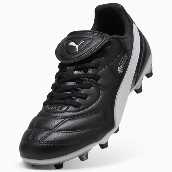 KING LIGA FG/AG Football Boots Unisex, PUMA Black-PUMA White-PUMA Silver, large-ZAF