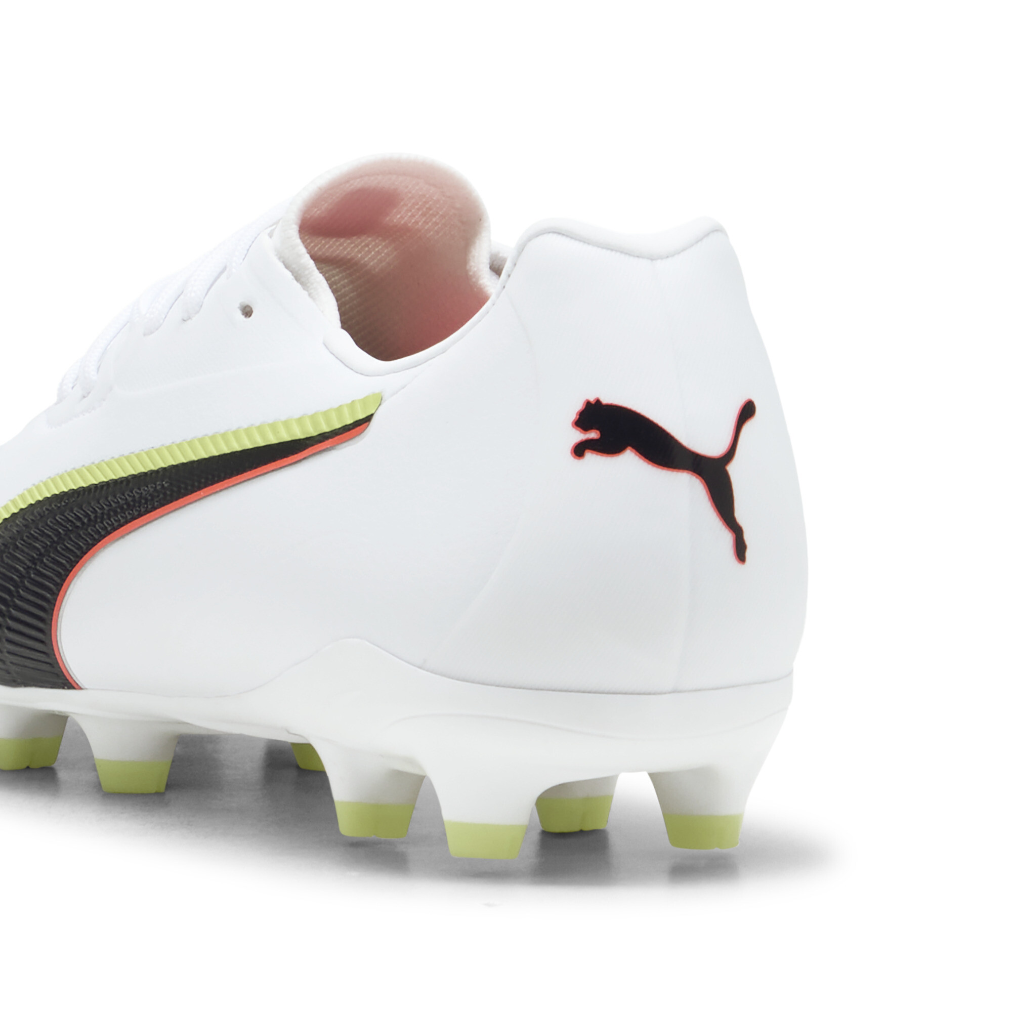 PUMA KING 20 MATCH FG/AG voetbalschoenen, Rood/Geel/Wit, Maat 31 thumbnail 5