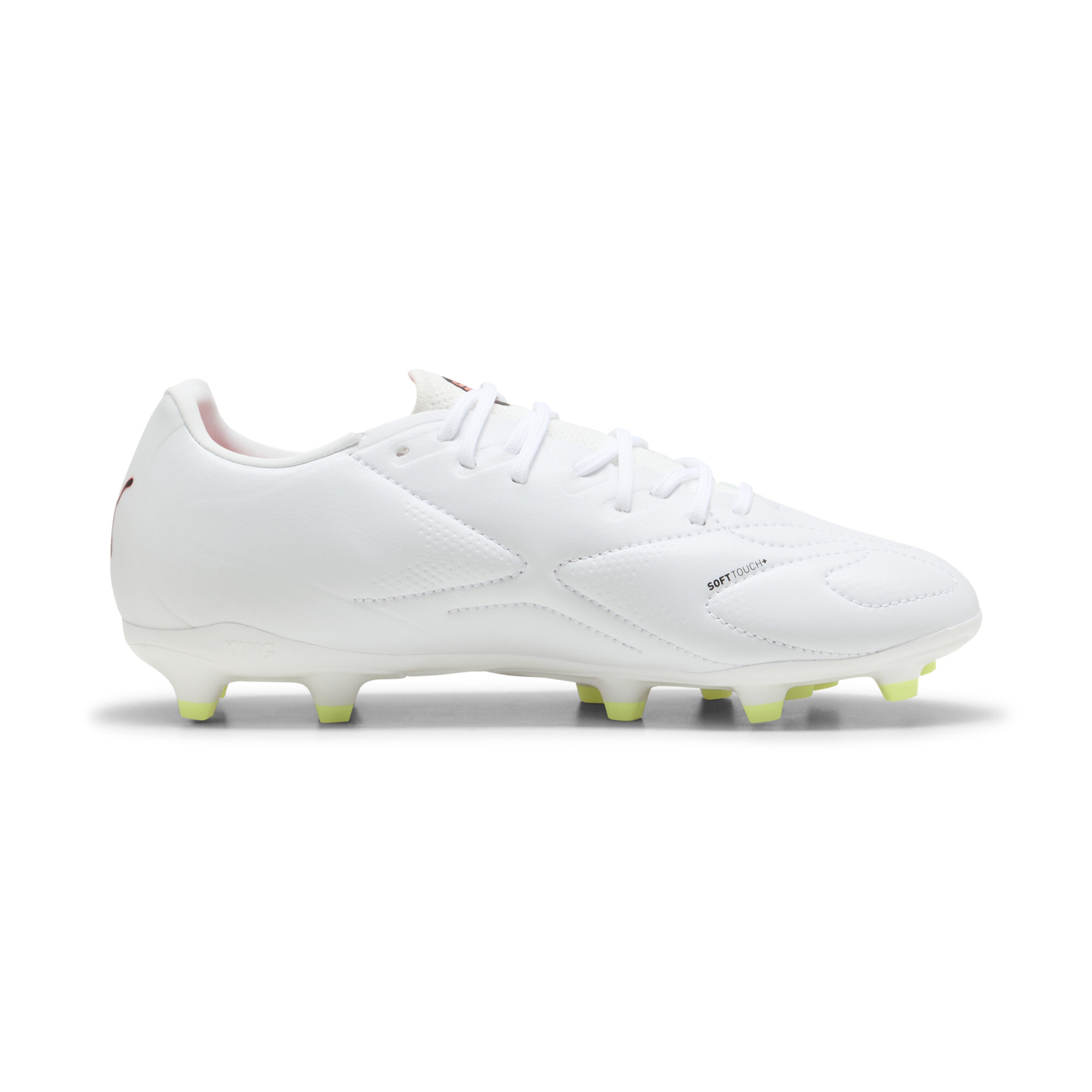 PUMA KING 20 MATCH FG/AG voetbalschoenen, Rood/Geel/Wit, Maat 31 thumbnail 3
