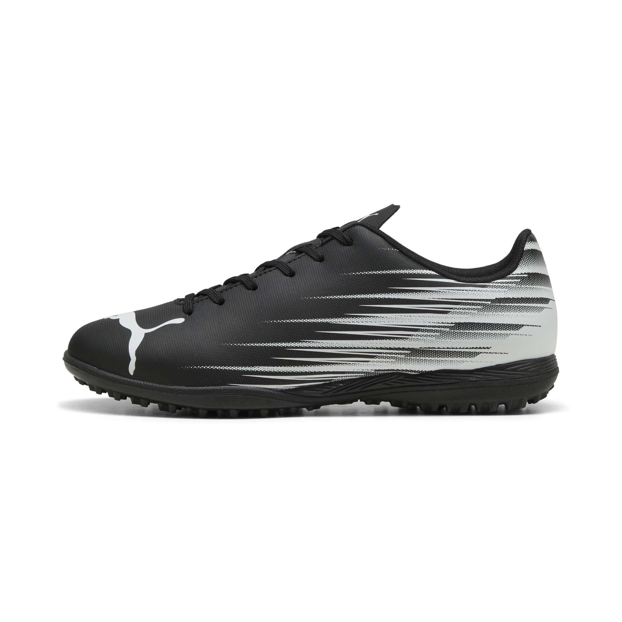 PUMA ATTACANTO II TT Soccer Cleats Men Shoes in Black/White - 108494_01