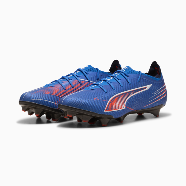 ULTRA 6 CARBON FG Football Boots Unisex, Ultra Blue-PUMA White-Glowing Red, large-ZAF