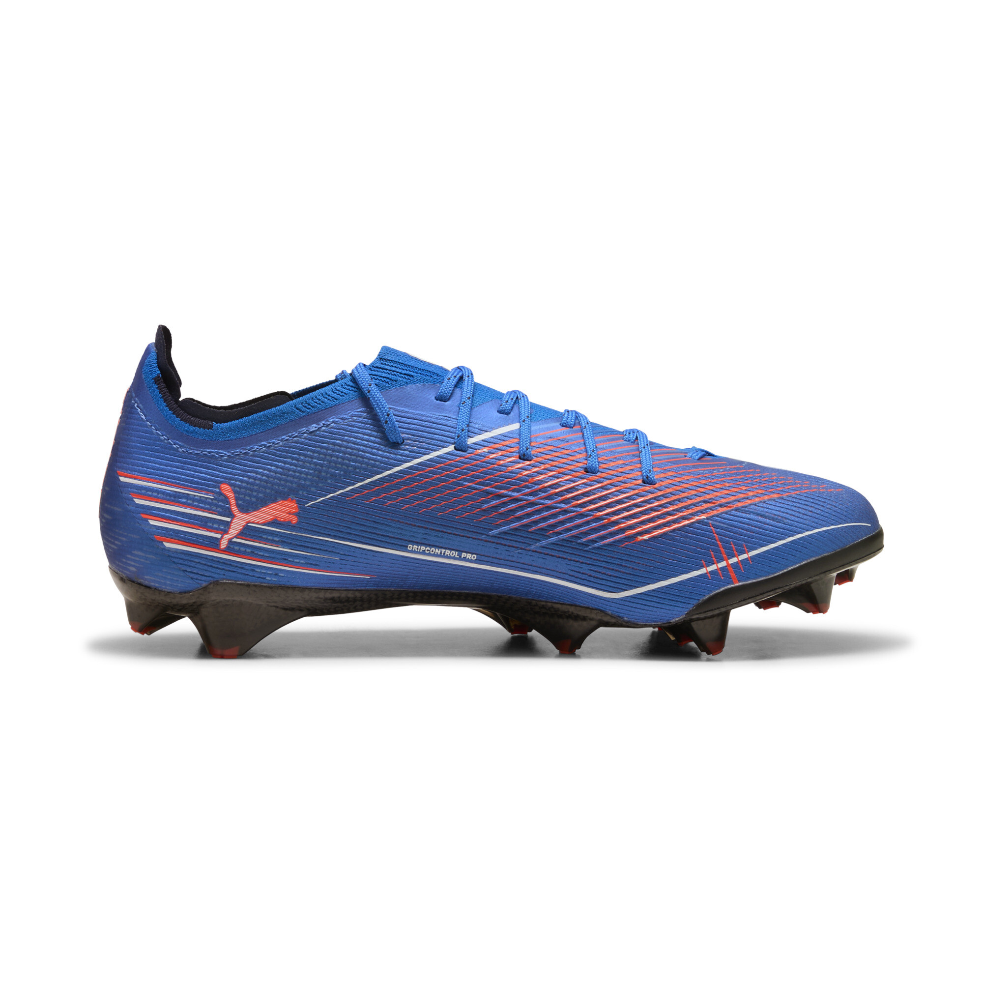 PUMA ULTRA 6 CARBON FG uniseks voetbalschoenen, Blauw/Rood/Wit, Maat 39 thumbnail 5