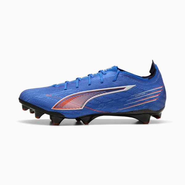 Tacos de fútbol ULTRA 6 CARBON FG para mujer, Ultra Blue-PUMA White-Glowing Red, large-MEX