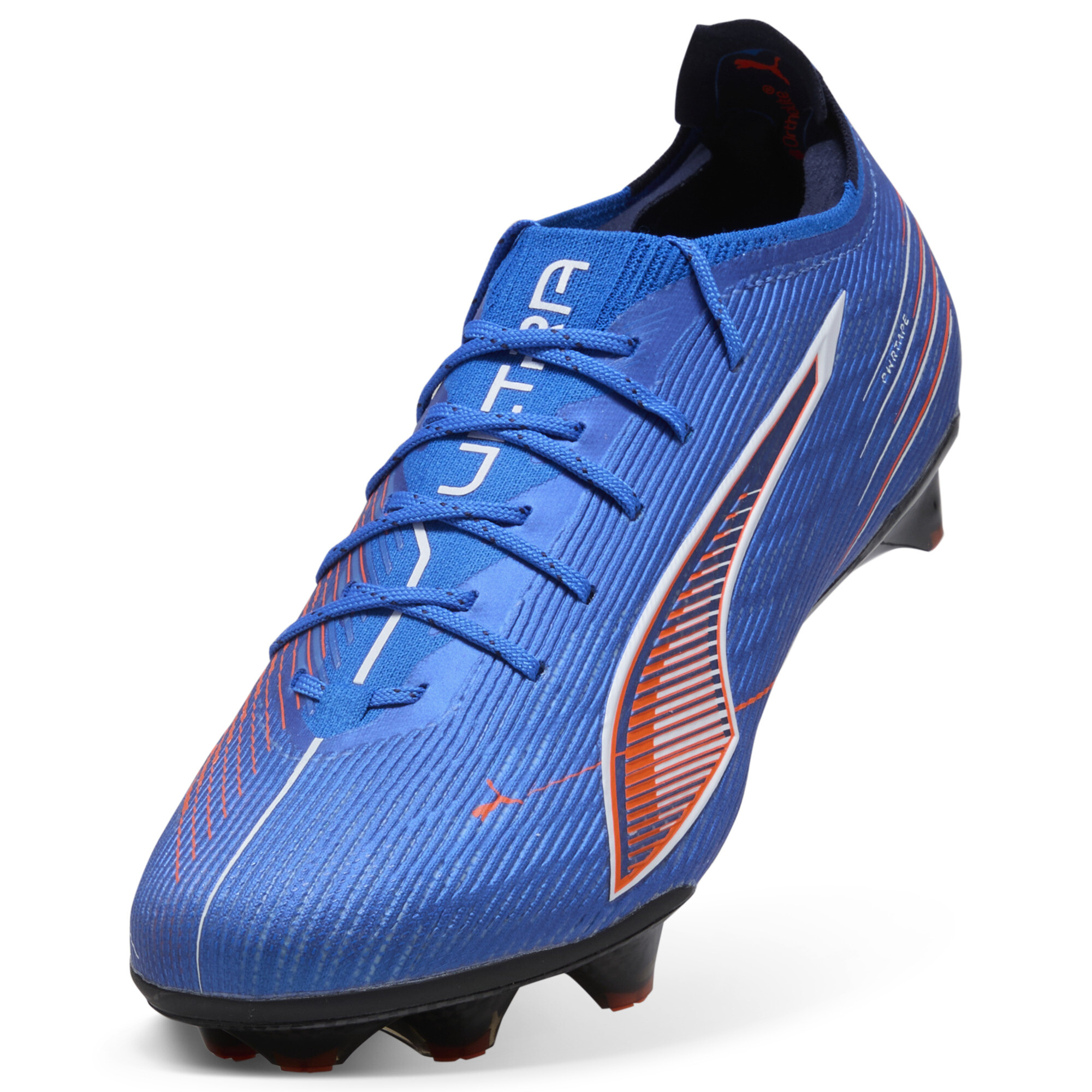 PUMA ULTRA 6 CARBON FG voetbalschoenen voor Dames, Blauw/Rood/Wit, Maat 37,5 thumbnail 3
