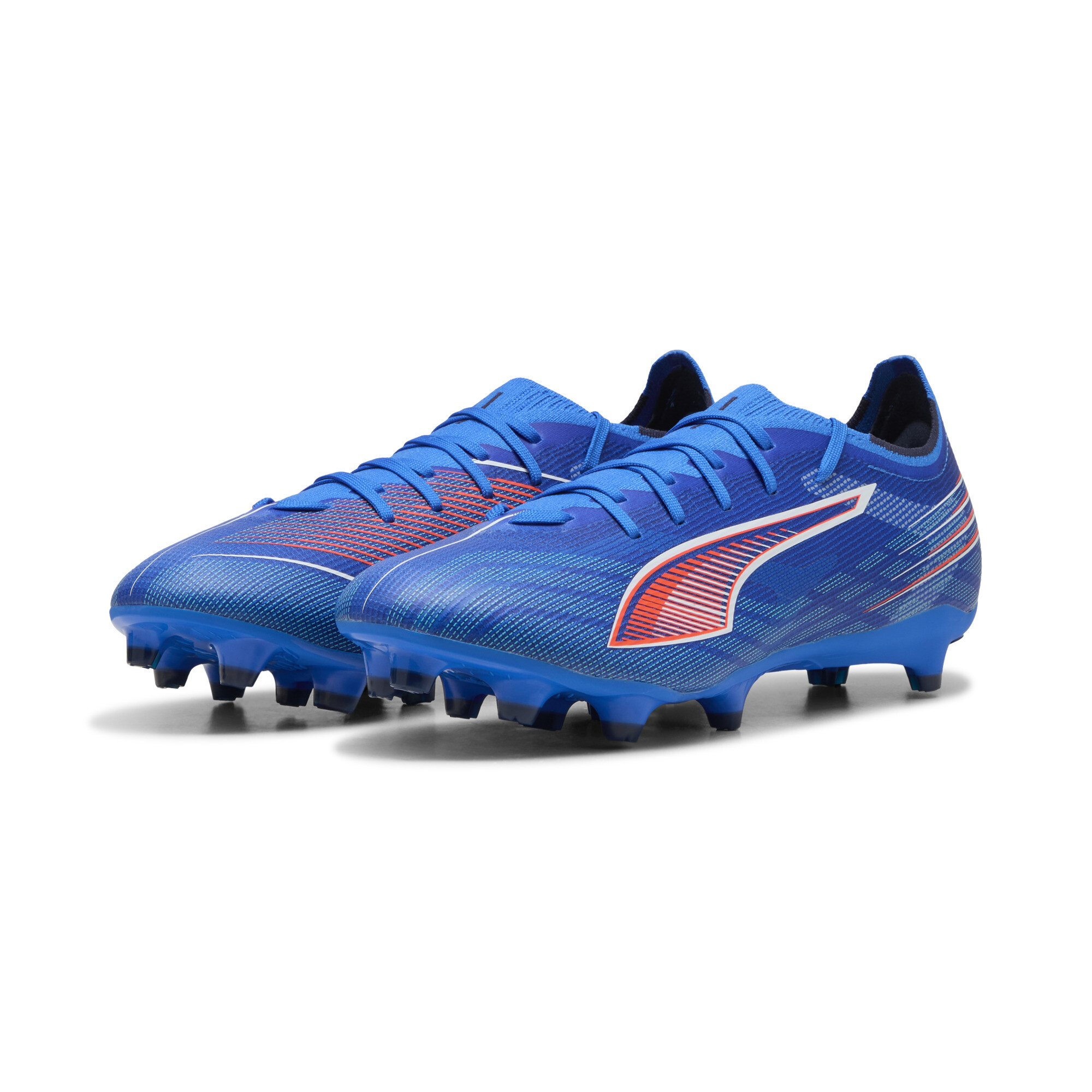 PUMA ULTRA 6 MATCH FG/AG uniseks voetbalschoenen, Blauw/Rood/Wit, Maat 48 thumbnail 6