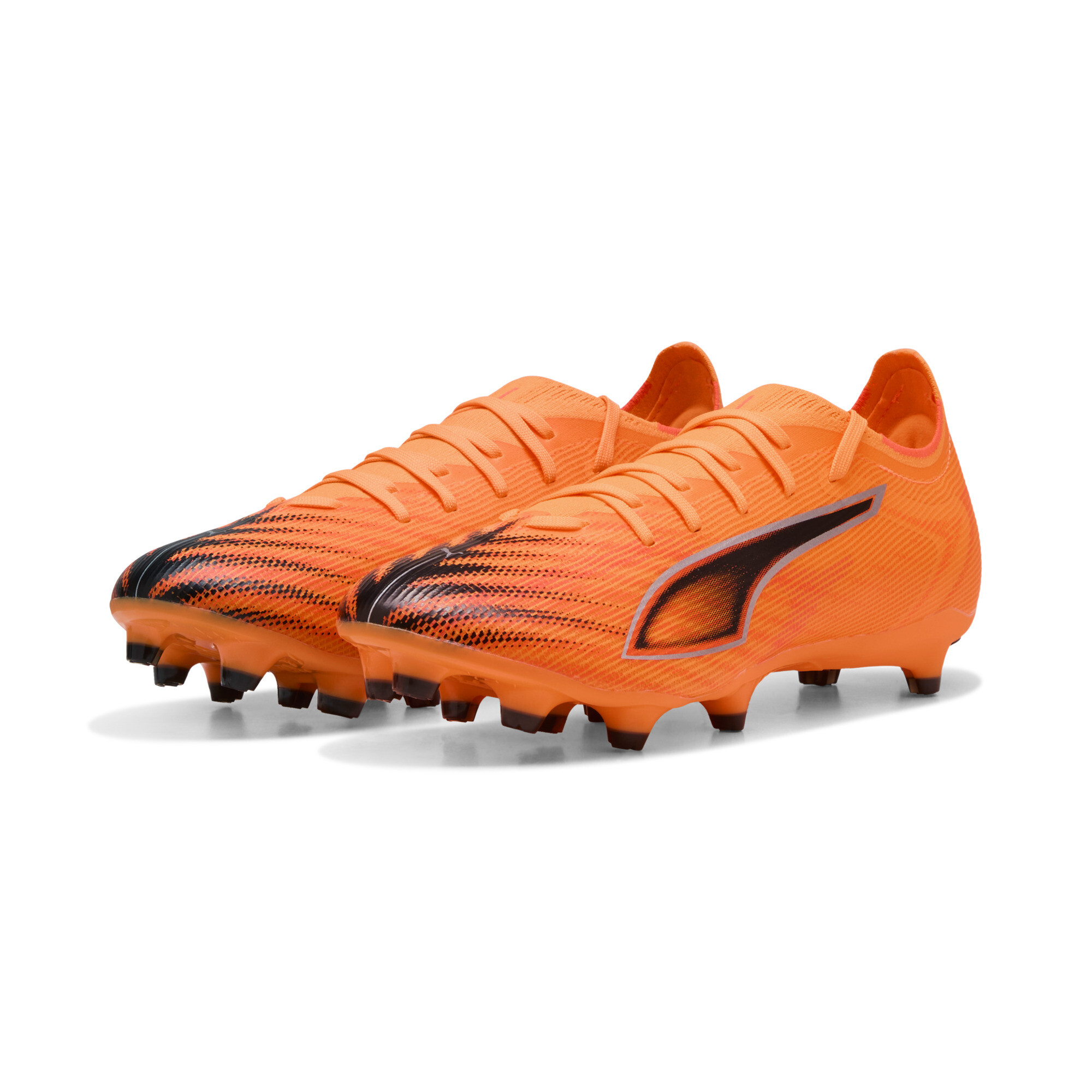 PUMA ULTRA 6 MATCH FG/AG uniseks voetbalschoenen, Zwart/Rood, Maat 47 thumbnail 6