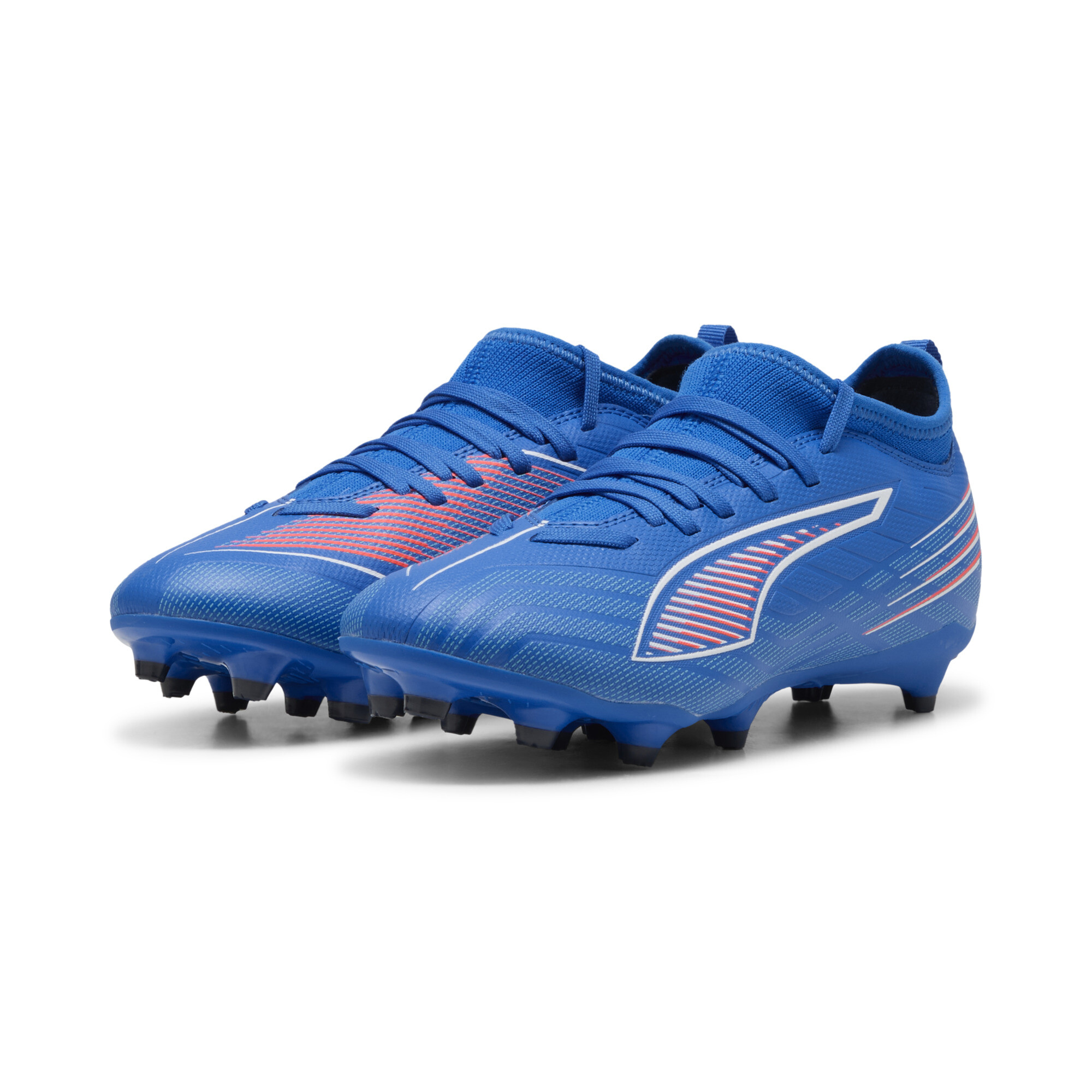 PUMA ULTRA 6 MATCH FG/AG voetbalschoenen, Blauw/Rood/Wit, Maat 35 thumbnail 6