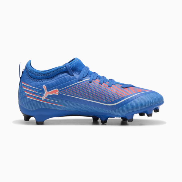 ULTRA 6 MATCH FG/AG Football Boots Youth, Ultra Blue-PUMA White-Glowing Red, large-ZAF