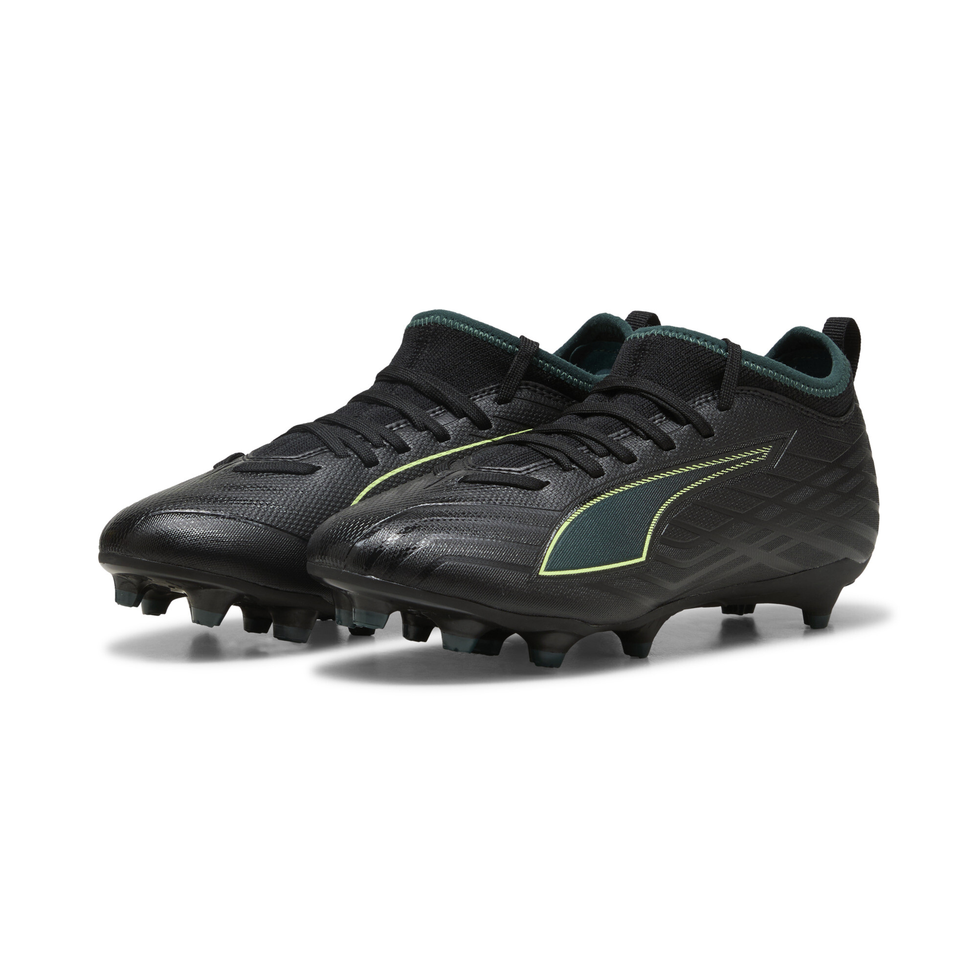 PUMA ULTRA 6 MATCH FG/AG voetbalschoenen, Groen/Zwart, Maat 30 thumbnail 6