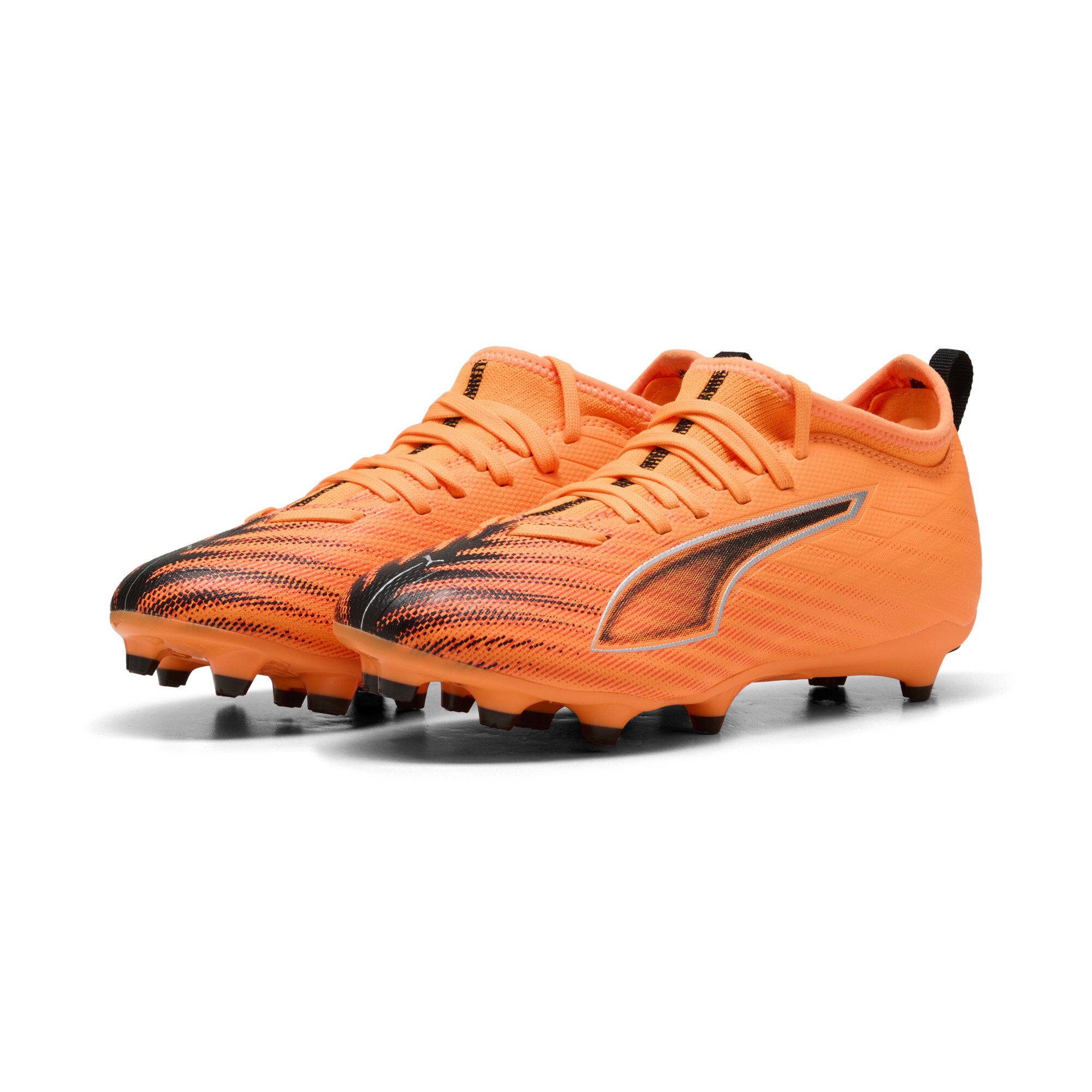 PUMA ULTRA 6 MATCH FG/AG voetbalschoenen, Zwart/Rood, Maat 29 thumbnail 6