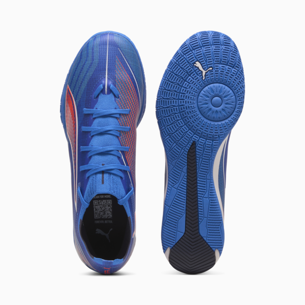 Botines de futsal ULTRA 6 MATCH unisex, Ultra Blue-PUMA White-Glowing Red, large-ARG
