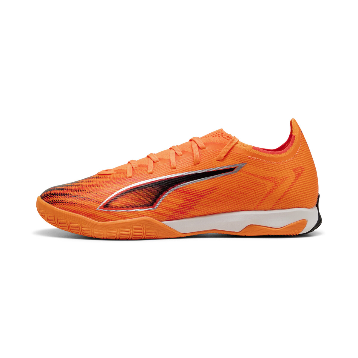 ULTRA 6 MATCH Futsal Boots Unisex in Heat Fire/Black Glowing Red by PUMA, UK 10.5