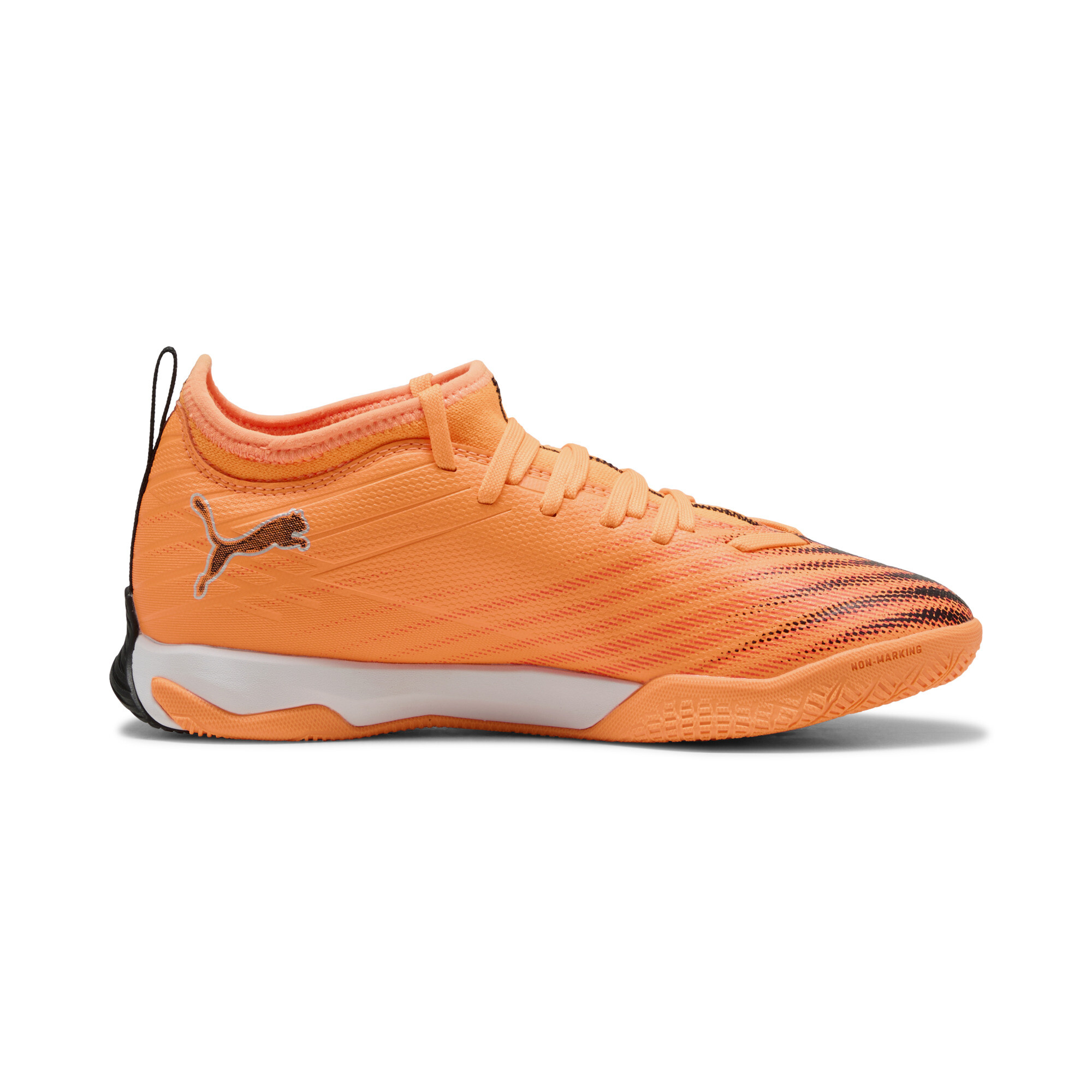 PUMA ULTRA 6 MATCH halfhoge futsalschoenen, Zwart/Rood, Maat 33 thumbnail 3