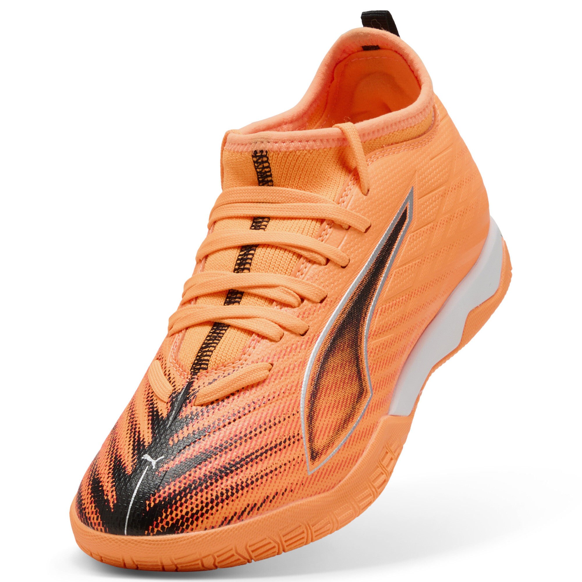 PUMA ULTRA 6 MATCH halfhoge futsalschoenen, Zwart/Rood, Maat 33 thumbnail 2