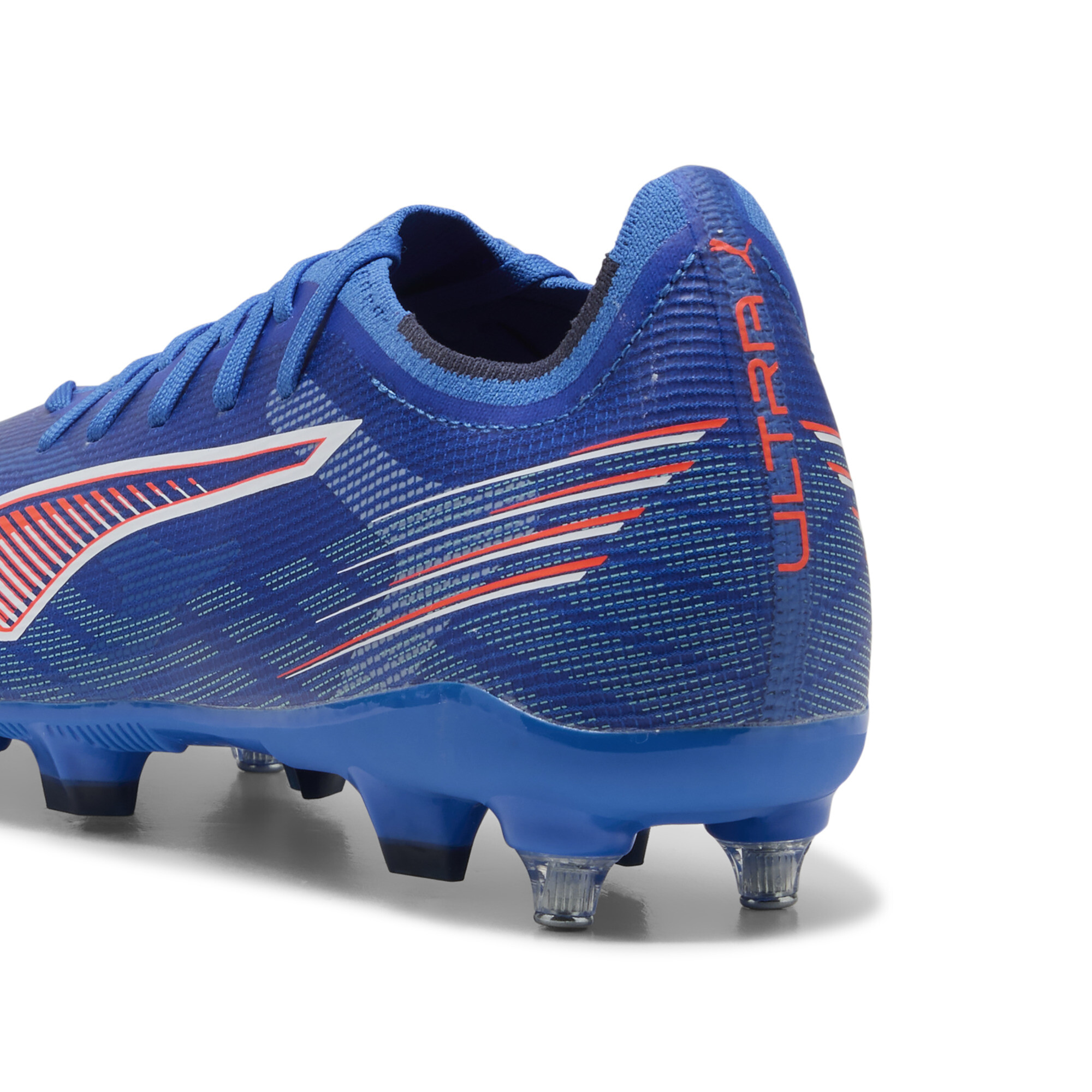 PUMA ULTRA 6 MATCH MxSG uniseks voetbalschoenen, Blauw/Rood/Wit, Maat 47 thumbnail 5