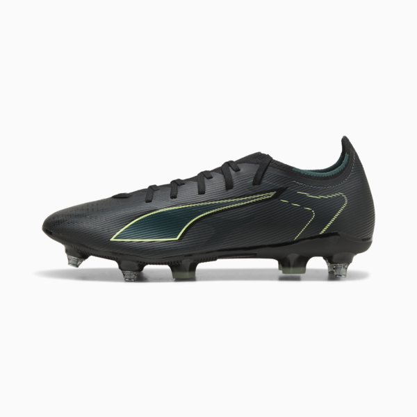 ULTRA 6 MATCH MxSG Football Boots Unisex, PUMA Black-Fizzy Light-Green Terrain, large-ZAF