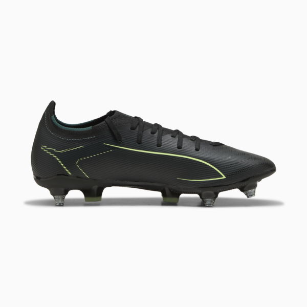 ULTRA 6 MATCH MxSG Football Boots Unisex, PUMA Black-Fizzy Light-Green Terrain, large-ZAF