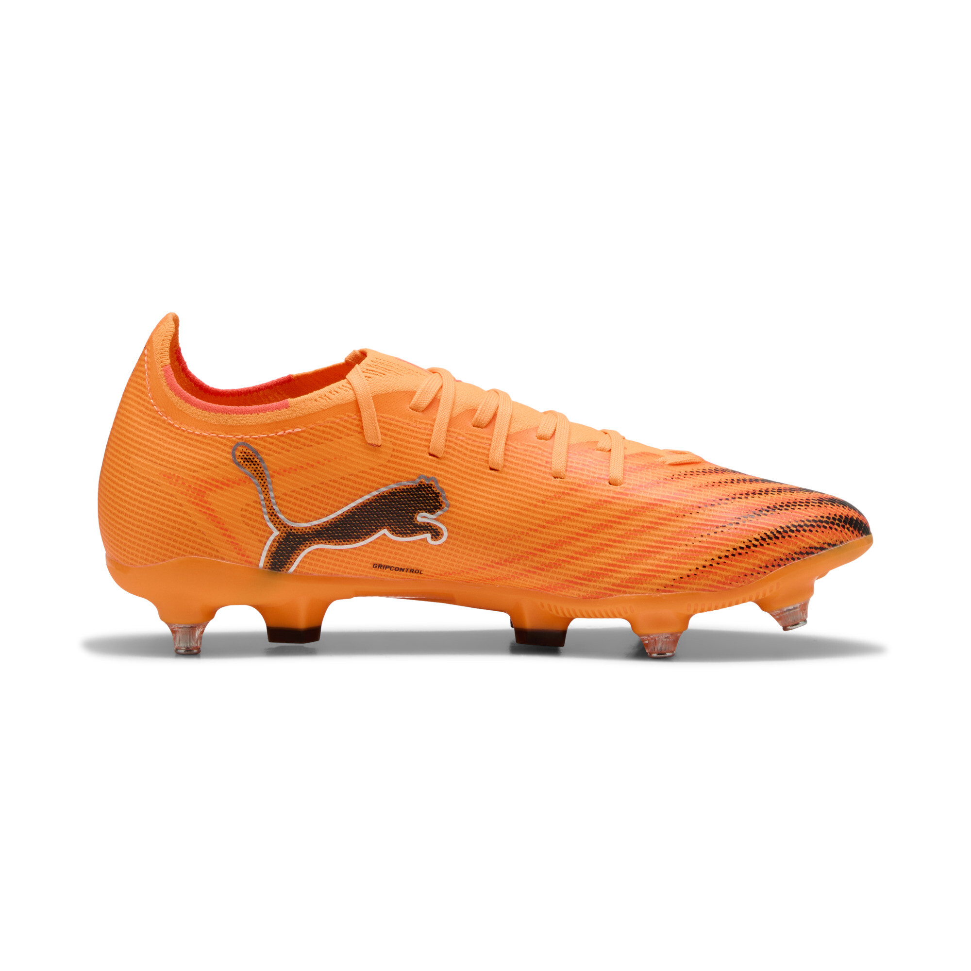 PUMA ULTRA 6 MATCH MxSG uniseks voetbalschoenen, Zwart/Rood, Maat 46 thumbnail 3