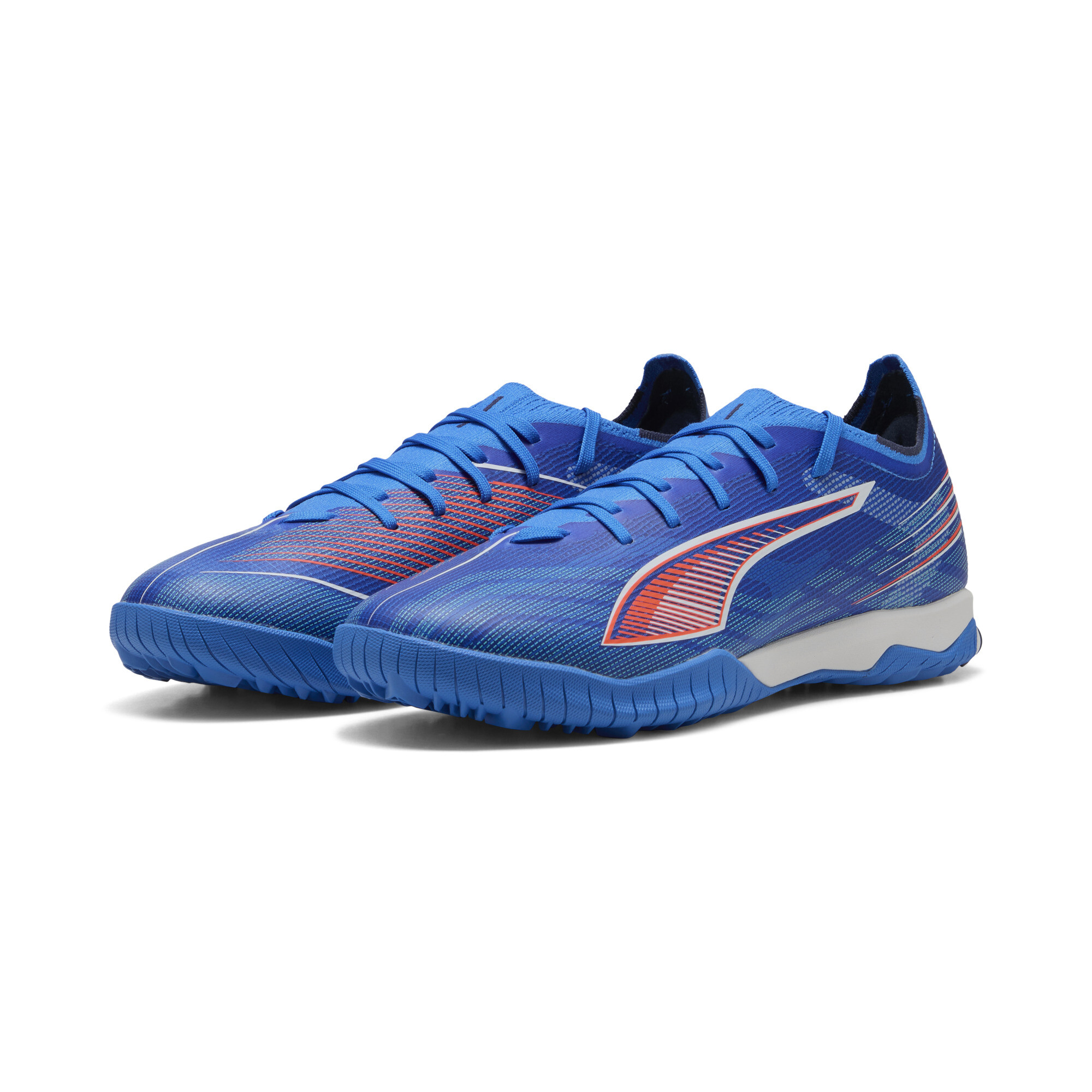 PUMA ULTRA 6 MATCH TT uniseks voetbalschoenen, Blauw/Rood/Wit, Maat 42,5 thumbnail 6