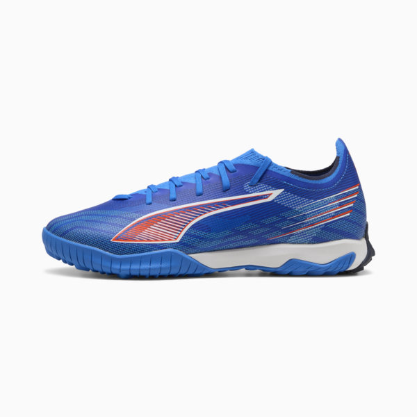 Tacos de fútbol ULTRA 6 MATCH TT, Ultra Blue-PUMA White-Glowing Red, large-MEX