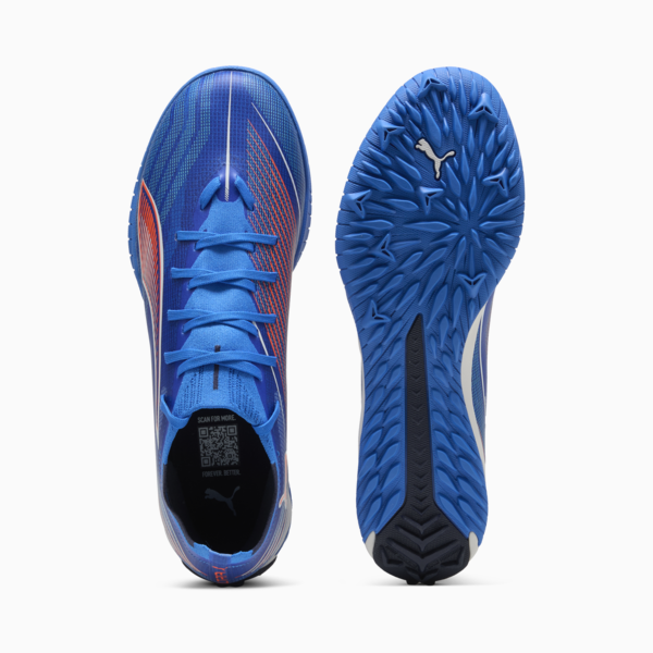 Tacos de fútbol ULTRA 6 MATCH TT, Ultra Blue-PUMA White-Glowing Red, large-MEX