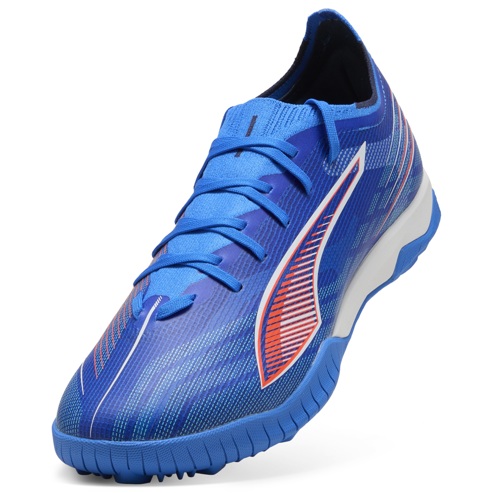 PUMA ULTRA 6 MATCH TT uniseks voetbalschoenen, Blauw/Rood/Wit, Maat 42,5 thumbnail 2