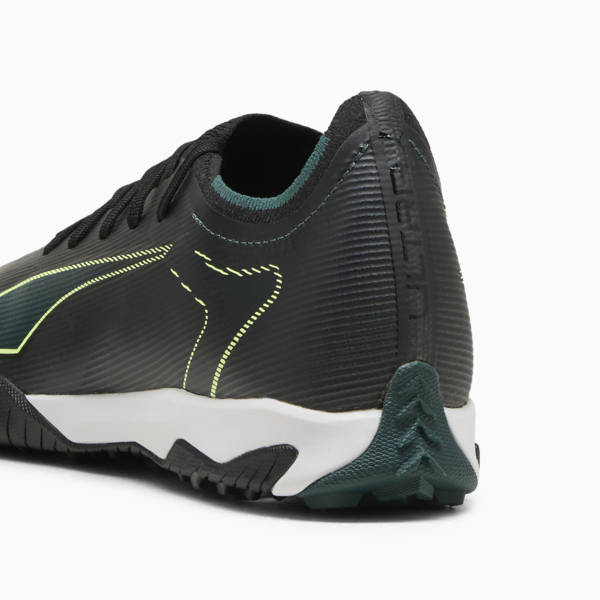 ULTRA 6 MATCH TT Football Boots Unisex, PUMA Black-Fizzy Light-Green Terrain, large-ZAF