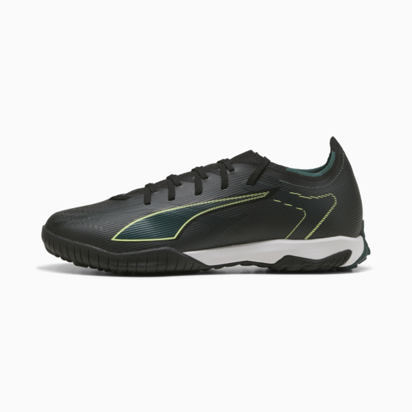 ULTRA 6 MATCH TT Football Boots Unisex, PUMA Black-Fizzy Light-Green Terrain, large-ZAF