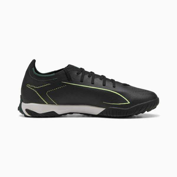 ULTRA 6 MATCH TT Football Boots Unisex, PUMA Black-Fizzy Light-Green Terrain, large-ZAF