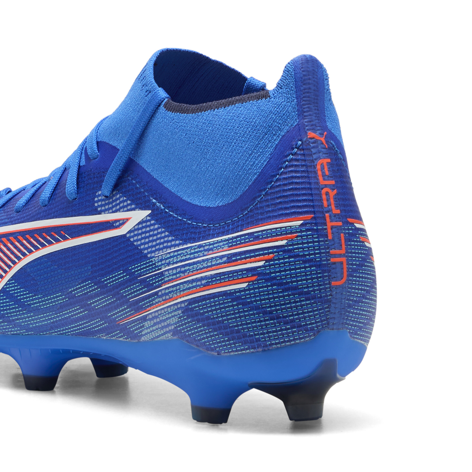 PUMA ULTRA 6 MATCH+ FG/AG uniseks voetbalschoenen, Blauw/Zwart/Wit, Maat 47 thumbnail 5