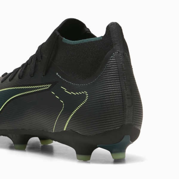 ULTRA 6 MATCH+ FG/AG Football Boots Unisex, PUMA Black-Fizzy Light-Green Terrain, large-ZAF