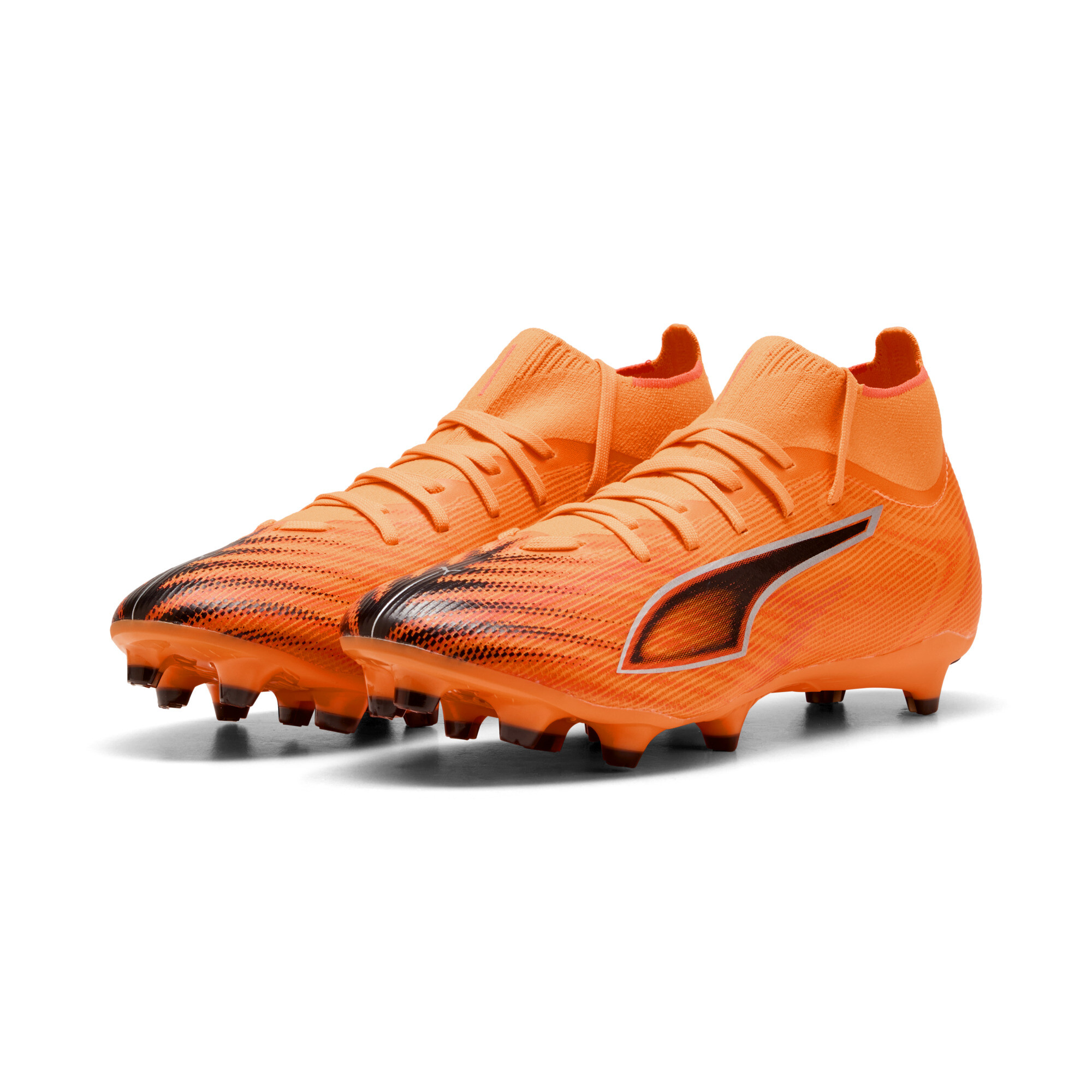 PUMA ULTRA 6 MATCH+ FG/AG uniseks voetbalschoenen, Zwart/Rood, Maat 43 thumbnail 6