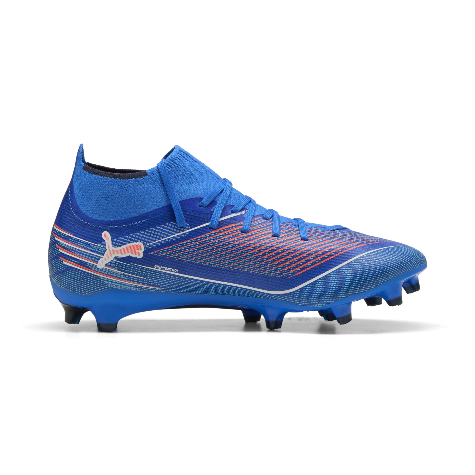 PUMA ULTRA 6 MATCH+ FG/AG voetbalschoenen voor Dames, Blauw/Rood/Wit, Maat 40 thumbnail 3
