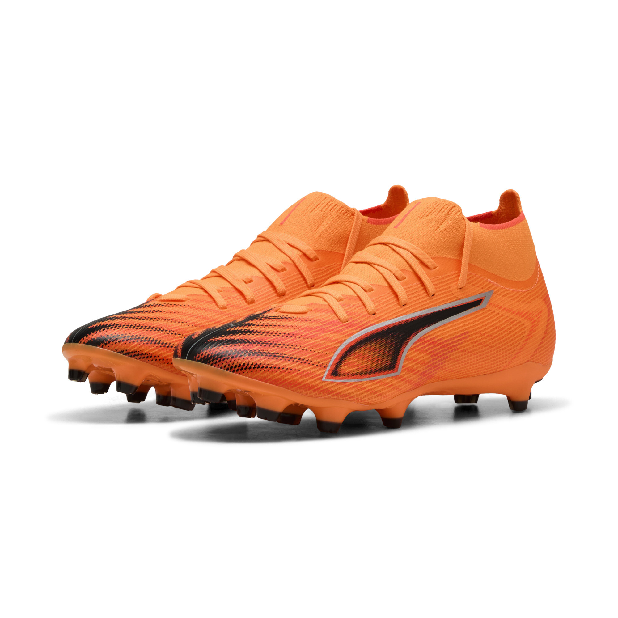 PUMA ULTRA 6 MATCH+ FG/AG voetbalschoenen voor Dames, Zwart/Rood, Maat 40,5 thumbnail 6