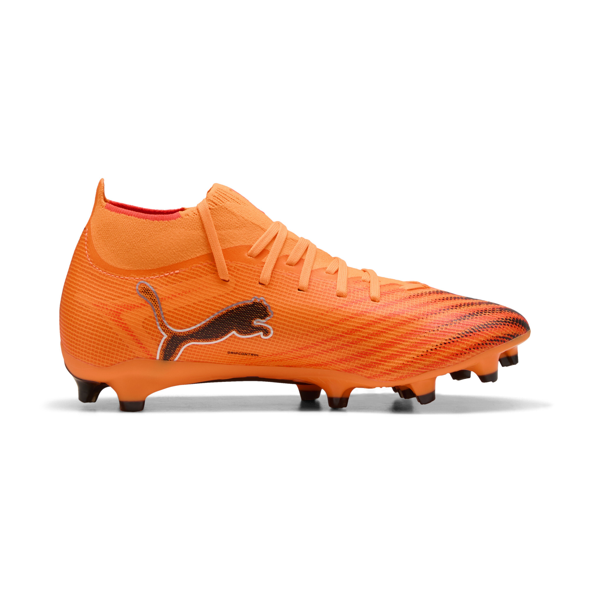 PUMA ULTRA 6 MATCH+ FG/AG voetbalschoenen voor Dames, Zwart/Rood, Maat 40,5 thumbnail 3