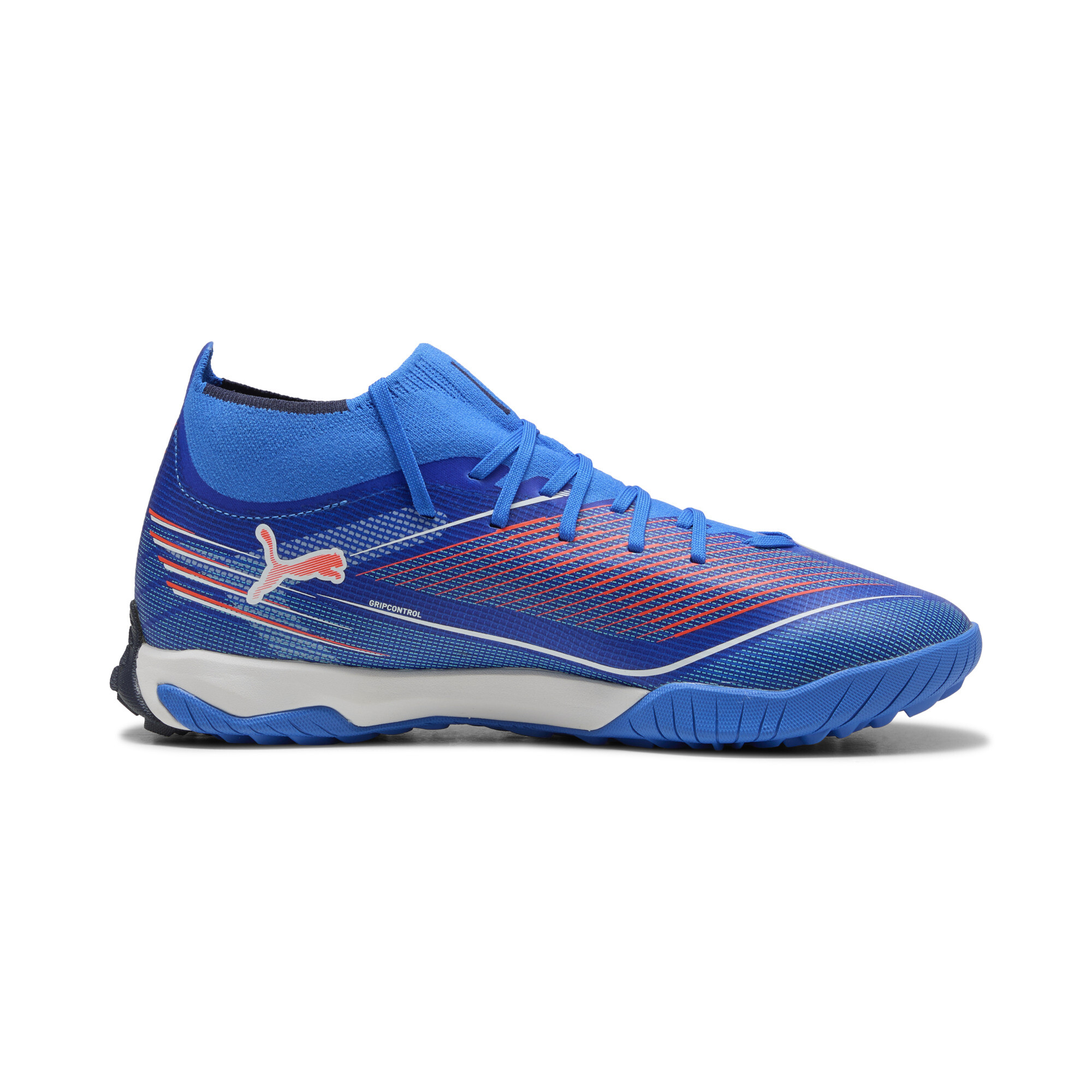 PUMA ULTRA 6 MATCH+ TT uniseks voetbalschoenen, Blauw/Rood/Wit, Maat 42 thumbnail 3