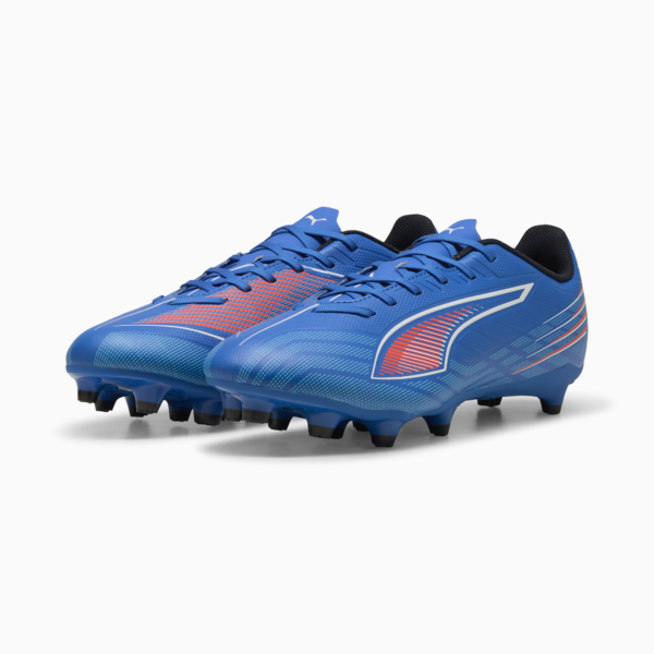 ULTRA 6 PLAY FG/AG Football Boots Unisex, Ultra Blue-PUMA White-Glowing Red, large-ZAF
