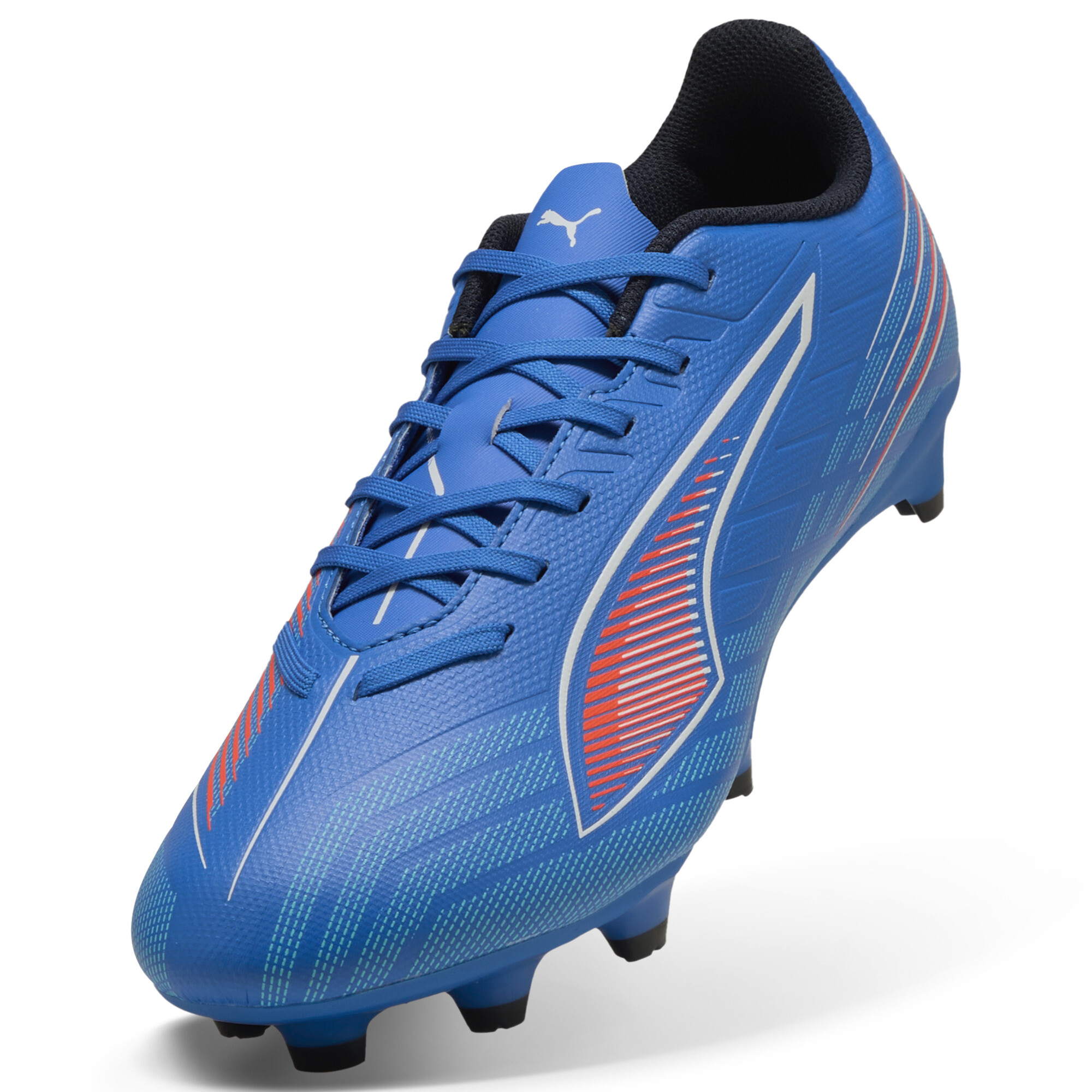 PUMA ULTRA 6 PLAY FG/AG voetbalschoenen uniseks, Blauw/Rood/Wit, Maat 48 thumbnail 2