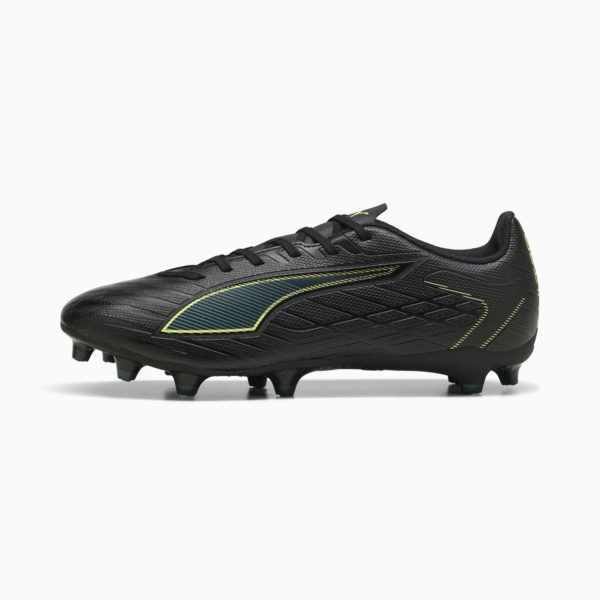 ULTRA 6 PLAY FG/AG Football Boots Unisex, PUMA Black-Fizzy Light-Green Terrain, large-ZAF