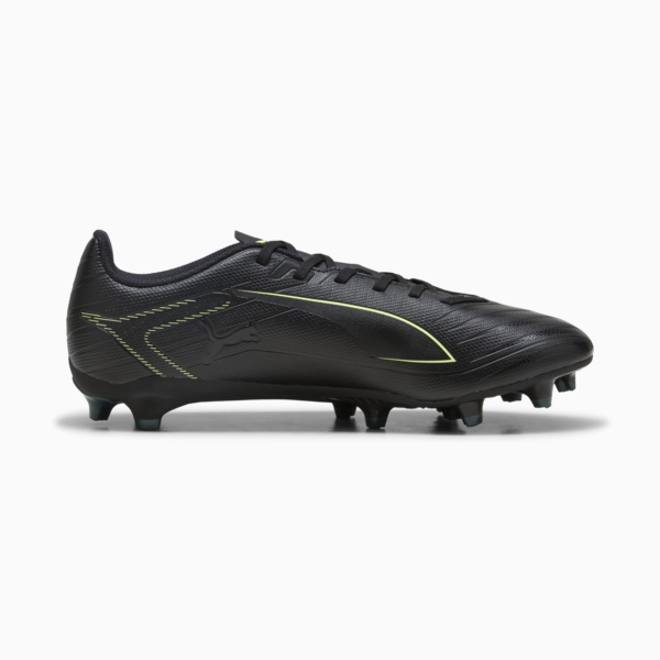 ULTRA 6 PLAY FG/AG Football Boots Unisex, PUMA Black-Fizzy Light-Green Terrain, large-ZAF