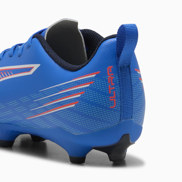 ULTRA 6 PLAY FG/AG Football Boots Youth, Ultra Blue-PUMA White-Glowing Red, large-ZAF