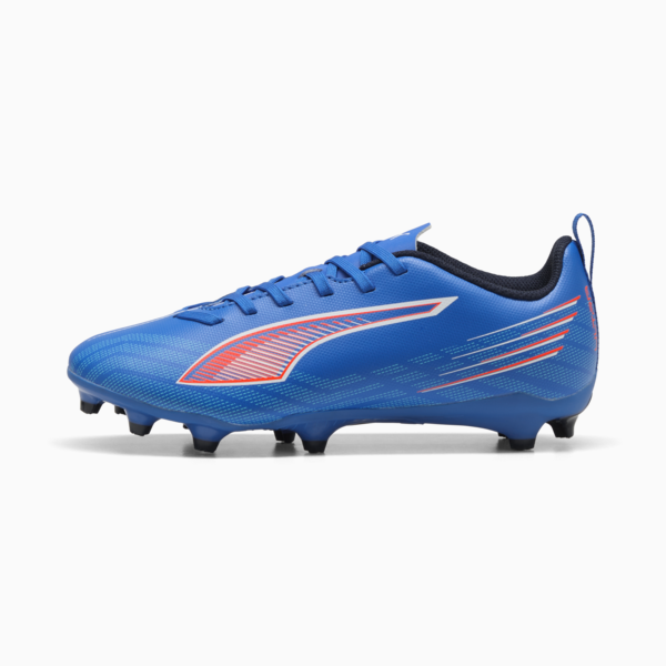 ULTRA 6 PLAY FG/AG Football Boots Youth, Ultra Blue-PUMA White-Glowing Red, large-ZAF