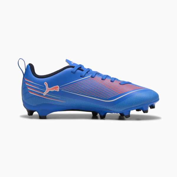 ULTRA 6 PLAY FG/AG Football Boots Youth, Ultra Blue-PUMA White-Glowing Red, large-ZAF