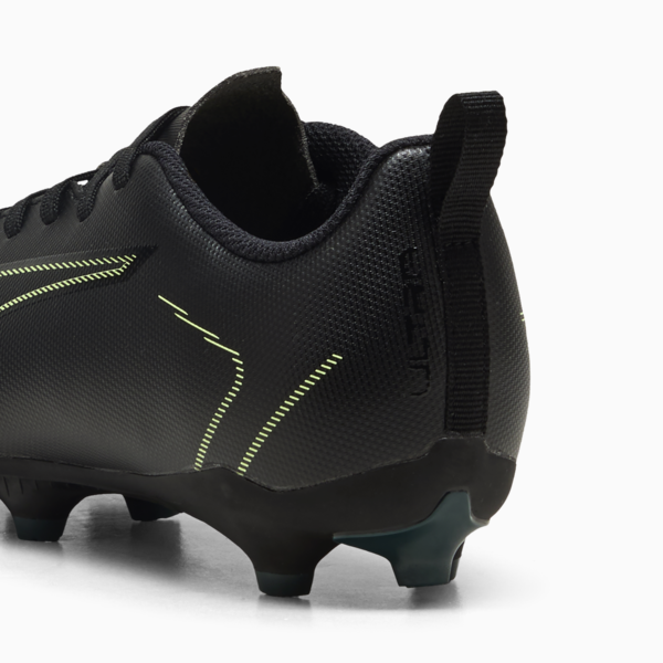 ULTRA 6 PLAY FG/AG Football Boots Youth, PUMA Black-Fizzy Light-Green Terrain, large-ZAF