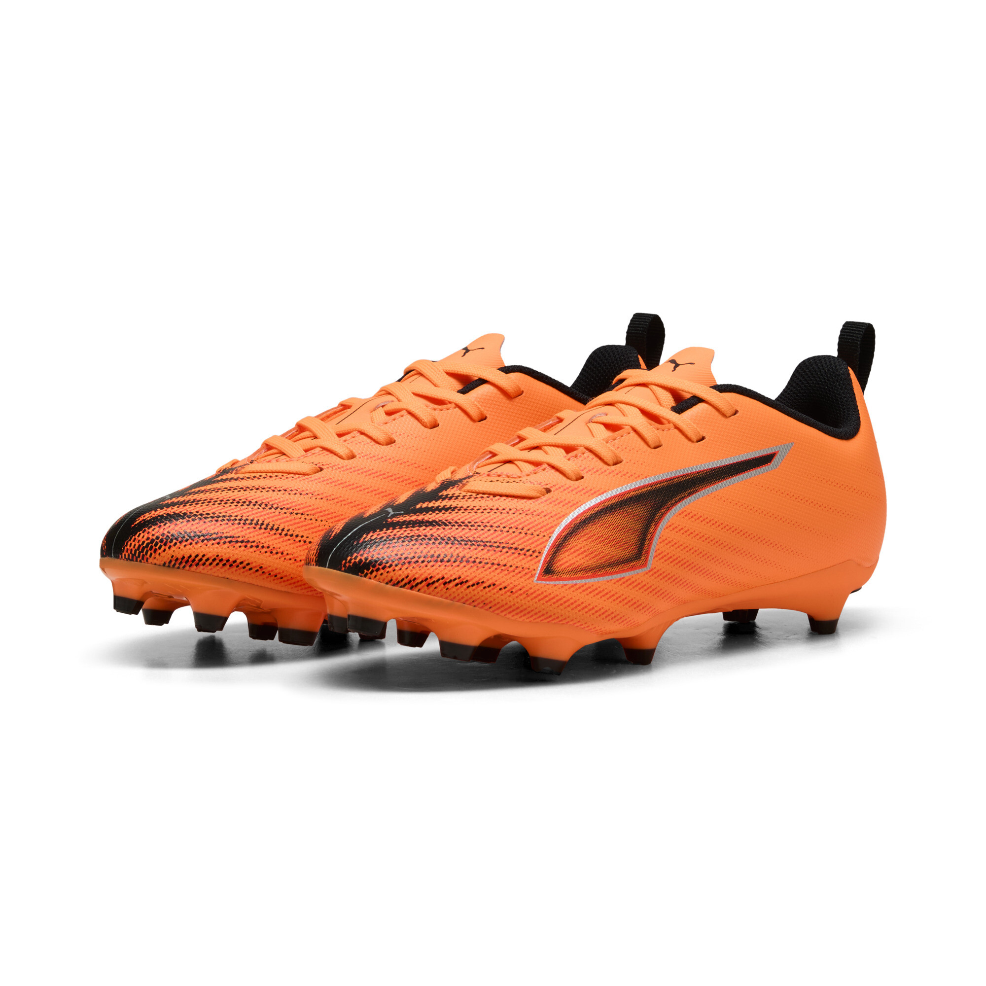 PUMA ULTRA 6 PLAY FG/AG voetbalschoenen, Zwart/Rood, Maat 36 thumbnail 6