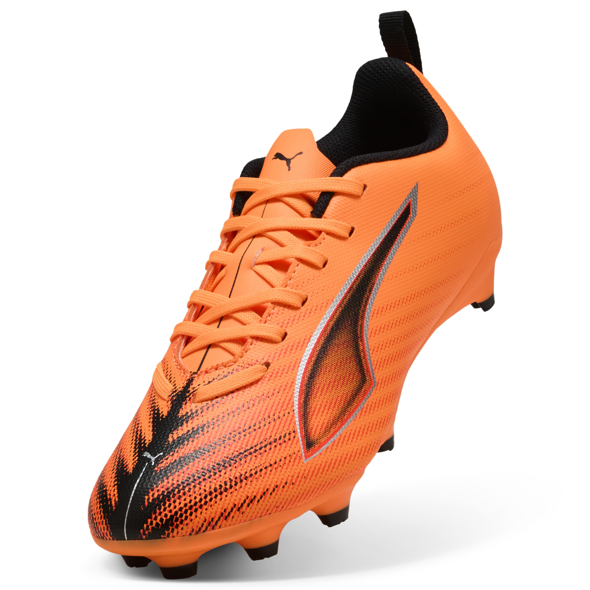 PUMA ULTRA 6 PLAY FG/AG voetbalschoenen, Zwart/Rood, Maat 36 thumbnail 2