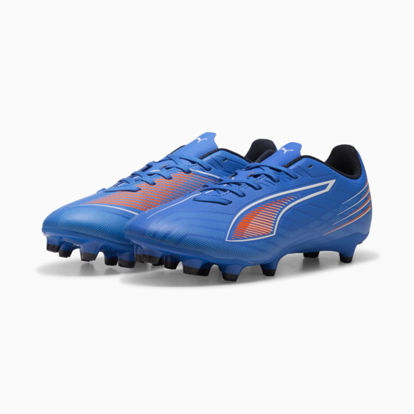 Tacos de fútbol ULTRA 6 PLAY FG/AG para mujer, Ultra Blue-PUMA White-Glowing Red, large-MEX