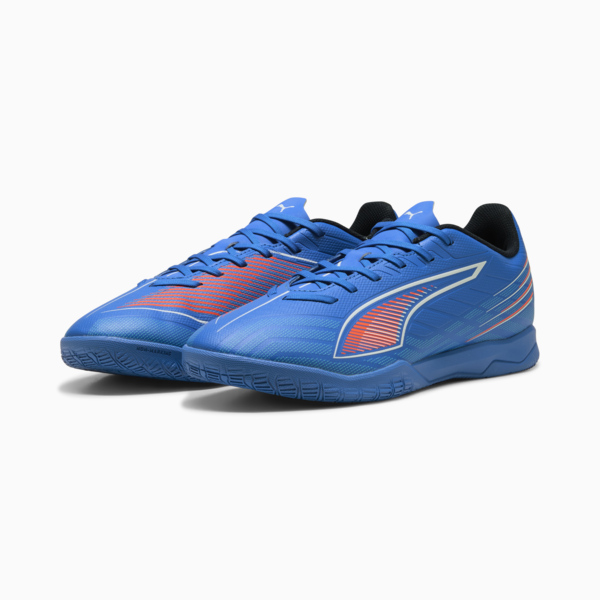 Tacos de fútbol ULTRA 6 PLAY, Ultra Blue-PUMA White-Glowing Red, large-MEX